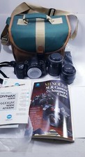 Minolta Maxxum 450SI 35mm SLR Film Camera Bundle - Works