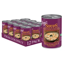 Amy's Soup, Vegan, Gluten Free, Thai Coconut, Made with Organic Coconut and