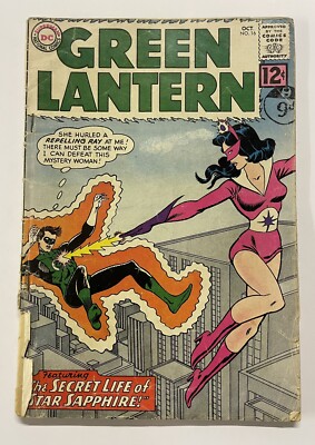 GRÜNE LATERNE; VOL 2 #16. OKT 1962. DC. G+. 1ST APP VON STAR SAPHIR!