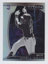 2022 PANINI CHRONICLES TITAN ONEIL CRUZ RC HOLO PRIZM REFRACTOR ROOKIE 3 Pirates