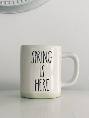 Rae Dunn by Magenta, Spring Is Here Coffee Tea Mug Kitchen Accent