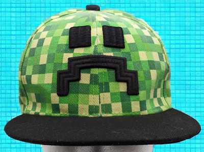 Six Flags Minecraft Creeper Snapback Hat