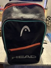 HEAD Racquetball Tour Backpack w/Multiple Compartments & Adjustable Strap Used 