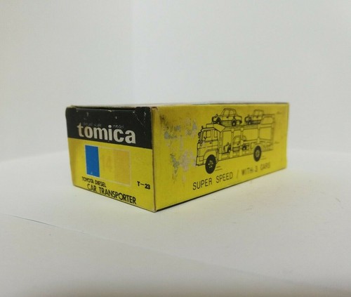 Tomica No.14 Toyota Diesel Car-Transporter Vintage 1/153 Die Cast Model - Picture 7 of 8