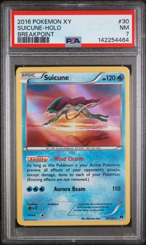 Suicune graded PSA 7 for sale on eBay