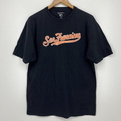 San Francisco Giants Baseball T-Shirt Men's Size XL Black MLB Wright Ditson