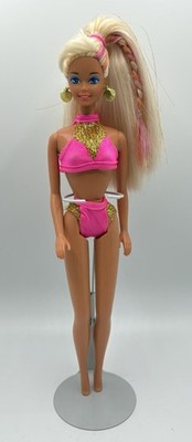 Vintage 1996 Splash n' Color Hair Changing Beach Barbie Doll #16169 - OG Outfit