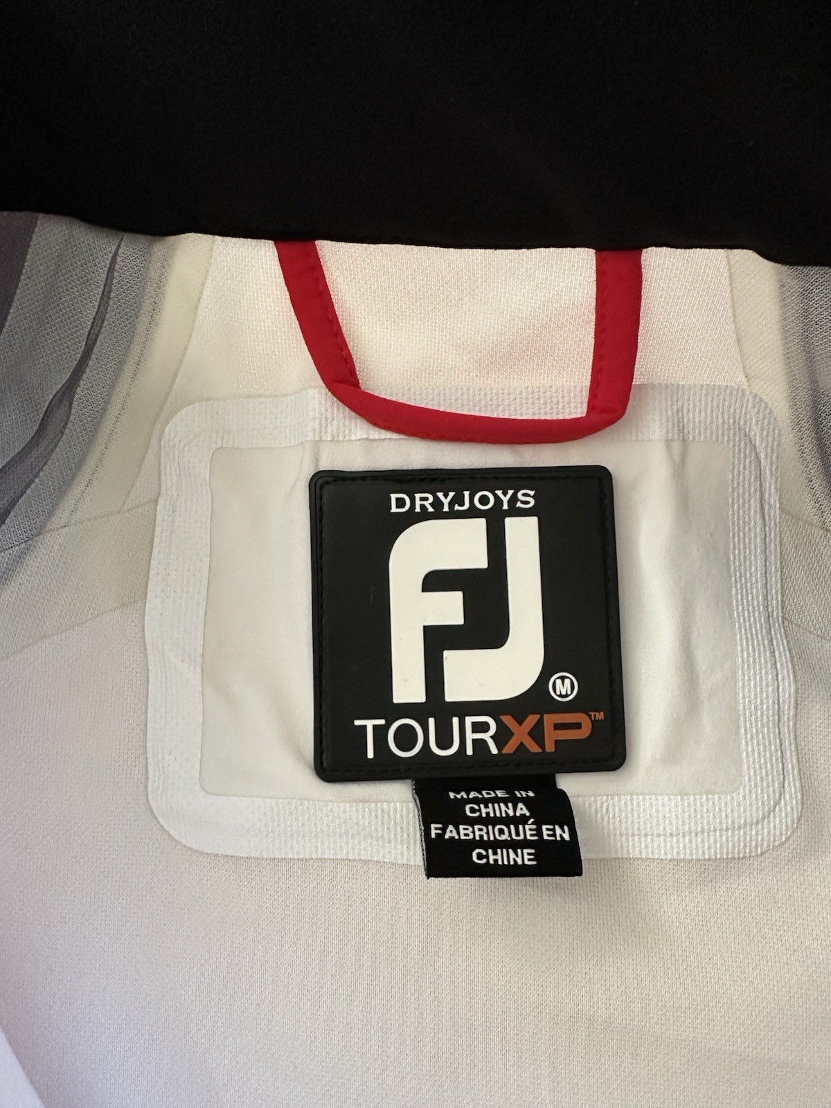 FootJoy Dryjoys Tour Collection Windshirt Mens Short Sleeve Waterproof Rain Sz M