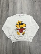 Vintage 70s Peanuts Joe Cool Double Sided Crewneck Sweatshirt Size S/M