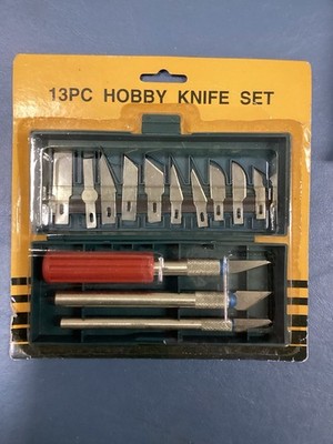 Tool Shop Hobby Knife Set Brand New - Tool Shop 13 piece Hobby Knife Set NEW 