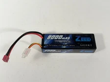 Zeee 2S LiPo Battery 8000mAh 7.4V 100C T Plug for 1/10 RC Car Truck Truggy