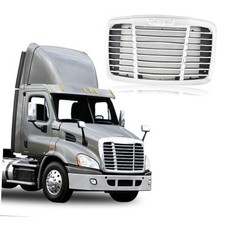 Front Hood Radiator Grille With Bug Screen Chrome Silver with Bug Screen