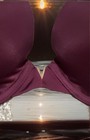 New Dark Burgundy Victoria’s Secret  34C  Wired Lined Demi Bra W Tags & V — photo 2