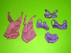Vintage Barbie THE SUN SET PURPLE SUN LOVIN' MALIBU PJ ORIGINAL SWIMSUITS LOT