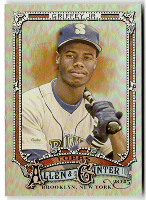 Topps MLB Allen & Ginter 2025 No. 9 Ken Griffey Jr. Rainbow Holofoil