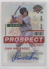 2024 Panini Prospect Edition Silver Prizm Signatures Ivan Melendez Auto 13ql