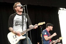 Brian Fallon Ian Perkins of Gaslight Anthem perform DeLuna Fest on- Old Photo