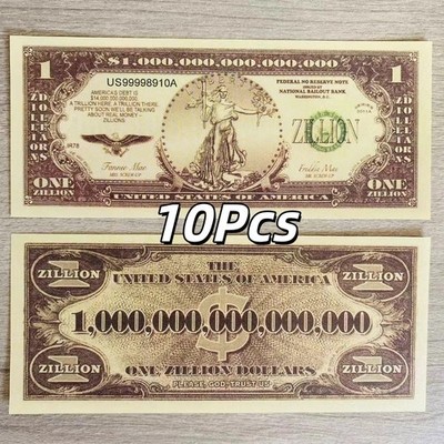 One Zilion LOT 10 Pcs, United States Statue of Liberty, 2011 ONE ZILLION, UNC Free ...