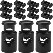 50 Pcs Spring Cord Locks Heavy Duty Rope Buckles for Shoe Lace Tie Locks Drawstr