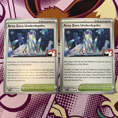 (gestempelt) 2x Area Zero Underdepths - 131/142 - Play! Preispaket Serie