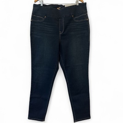 Seven 7 Ultra High Rise Tummy Toner Dark Denim Legging Women Size 14W-24W NWT