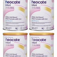 4 NEOCATE Infant With DHA/ARA 14.1 oz EXP. 12/26