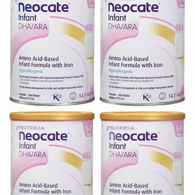 NEOCATE Infant With DHA/ARA (14.1 oz X 4 Cans) EXP. 05/26 *dented*