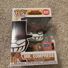 Funko Pop! Vinyl: My Hero Academia  Mr. Compress - NY  Comic Con Hot Topic  #820