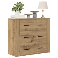 Sideboard Artisan-Eiche 80X33X70 Cm Holzwerkstoff Wohnzimmer