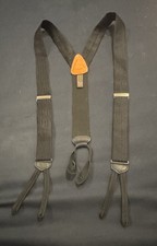 Trafalgar Black Silk Suspenders EUC