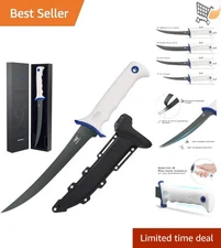 Fillet Knife Stainless Steel 9" Razor Sharp Blade Boning Food Prep Saltwater