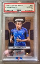2018 Panini Prizm World Cup #80 Kylian Mbappe PSA 10
