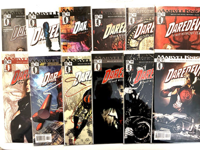 Daredevil Vol. 2 (Marvel-2003) Issues #50,51,53,56,62-69-Comic Book Lot of 12