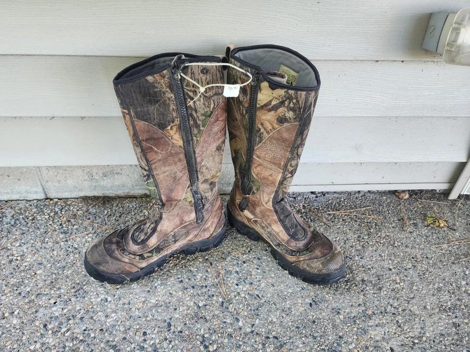 Irish Setter By Red Wing Camo Snake Guard Boots Side Zip Mens Size 10.5 13206 - Image 4 of 4