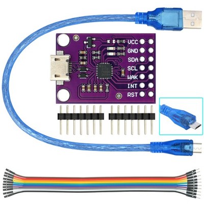I2C Adapter USB to SMBus Communication Module with Wires Kit