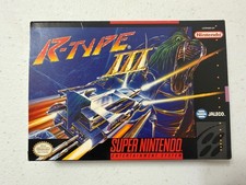 1994 R-Type III The Third Lightning Super Nintendo Game Complete SNES "Tested"