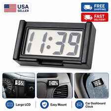 Portable Mini Car Dashboard Digital Clock For Vehicle Large Lcd Time Screen Portable Mini Car Dashboard Digital Clock For Vehicle Large Lcd Time Screen