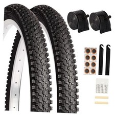 2 Pack 24 X 1.95 Mountain Bike Tire Set 24 Inch Folding Replacement