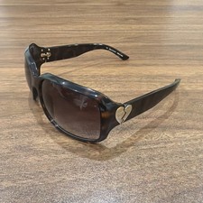 Juicy Couture Bunnys Broken Heart Sunglasses Y2K 2000s 086 Y6 62-16 130 Brown