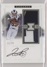 2017 Panini Impeccable Helmet & Nameplate 21/25 Josh Reynolds #132 Auto w7p