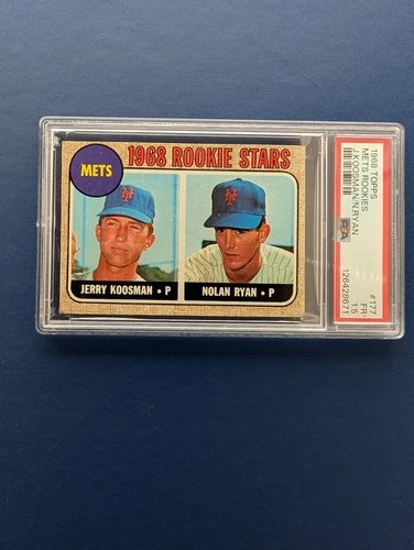 1968 Topps - Nolan Ryan #177 (RC) - PSA 1.5 BUY THE CARD NOT THE GRADE!!!