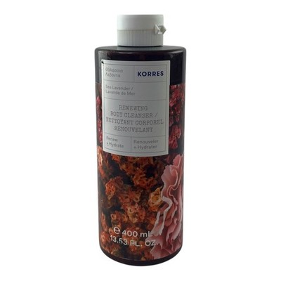 KORRES Renewing Body Cleanser Sea Lavender 400ml 13.53oz New