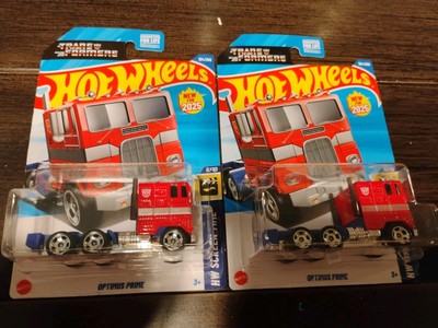 Hot Wheels Lot Of 2 Transformers Optimus Prime