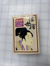 Vintage ANGEL Ukiyoe Japanese Playing Cards – Geisha Art Deck – Complete in Box