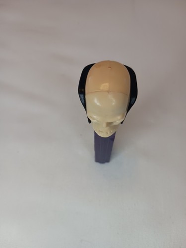 Rare Vintage Pez Dispensor - Skeleton Dr. Skull Purple Base No feet Austria - Picture 2 of 9