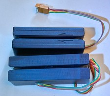 2x Omron Magnetstreifen Durchzugs-Karten-Lese...
