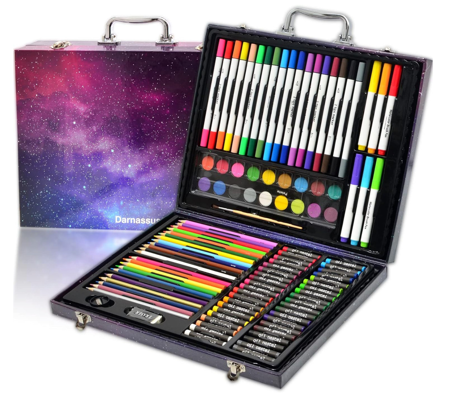 132-Piece Art Set Deluxe Professional Color Set Art Set Crafts Drawing Painting