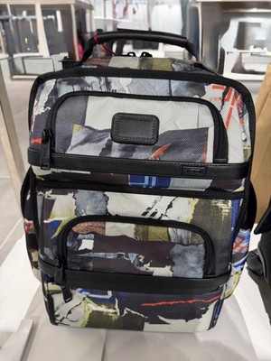 NEW Tumi ALPHA 17  Polyester Brief Pack Laptop Backpack - NYC POSTER PRINT