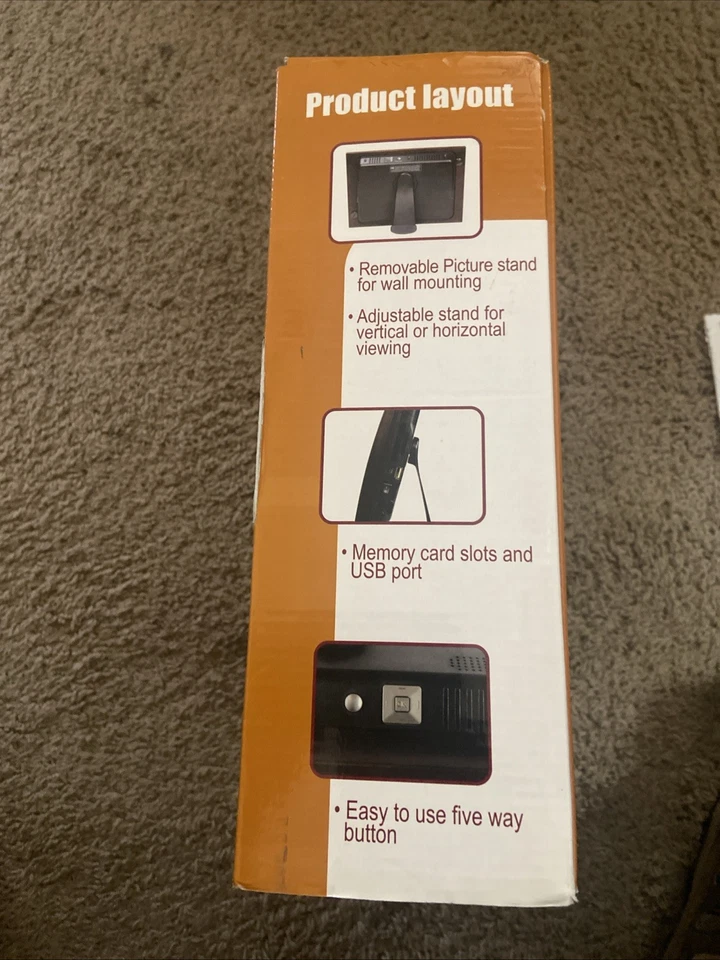 Smartparts Digital Picture Frame With Music,  Up To 3000 Pictures, Wood Look - Image 4 of 4