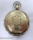 ANTIQUE ILLINOIS GRADE 140 MODEL 1 6s HUNTER POCKET WATCH SCALLOPED 1894
